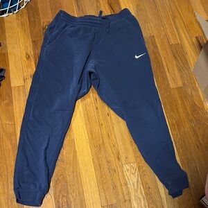Nike mens navy Blue Joggers